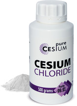 Pure Cesium Chloride CsCl 500g Powder, Purity &gt;99.9% CoA Incl, CL Tested... - £275.41 GBP
