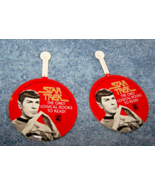 2 Unused Star Trek Mr. Spock Metal Tab Book, Reading Promotional Adverti... - £5.99 GBP