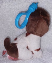 Ty Beanie Boos Muddles the White Puppy Dog with Brown Spots 3&quot; Clip-on NWT - $8.79