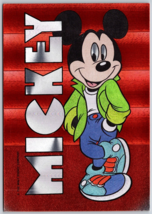 Vintage Postcard Disney Mickey Mouse Dufex Foil Metallic - £9.99 GBP
