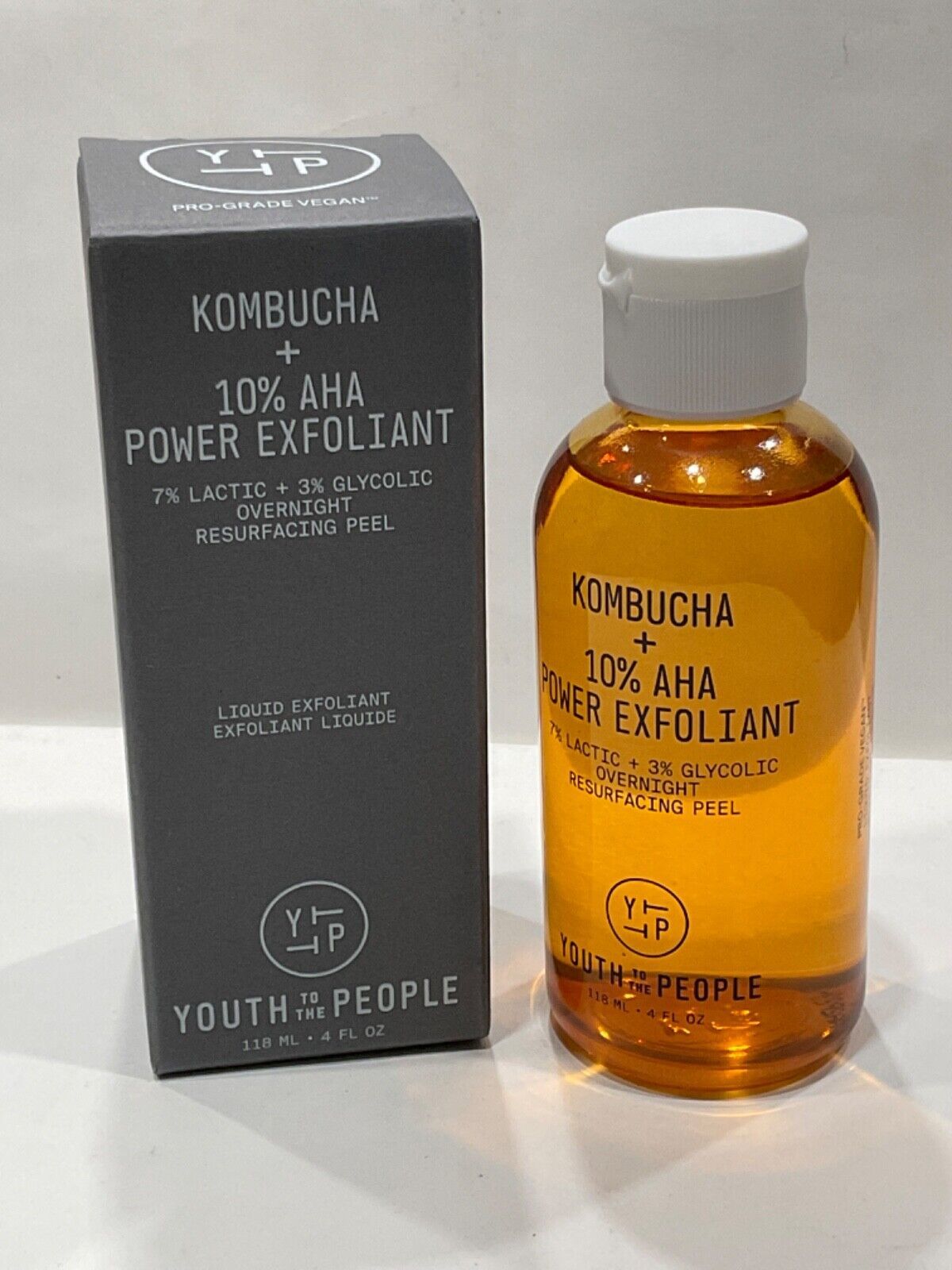 Primary image for Youth To The People Kombucha 10% AHA Power Exfoliant 4 Fl Oz Brand new free ship