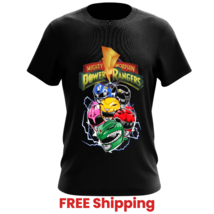 MIGHTY MORPHIN POWER RANGER T-shirt Cotton Shirt Unisex Short Sleeve All... - $544.92 MXN+