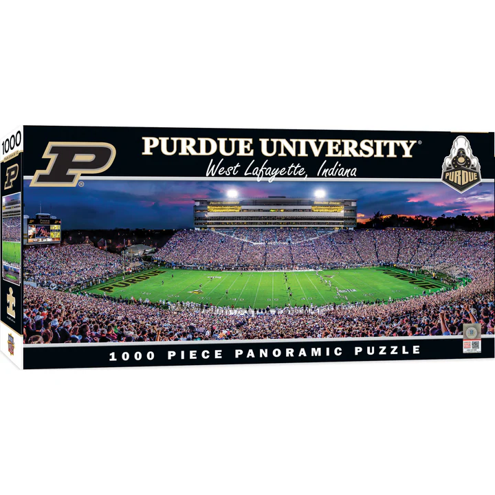 Purdue Boilermakers - 1000 Piece Panoramic Jigsaw Puzzle by Masterpieces - $19.99