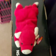 TY BEANIE BABY SNORT THE BULL WITH PVC PELLETS  RARE WITH ERRORS  NEW  R... - $18.00
