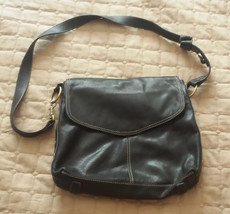 Sereta Women Genuine Leather Black Shoulder Bag  - £35.85 GBP