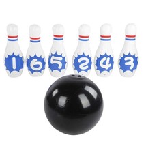 Indoor/Outdoor Games Inflatable Bowling Set 6pcs Bowling Pins + 1 pcs Bowling Ba - £108.99 GBP