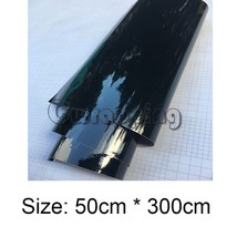 2m  5m Bright Black Glossy Black Vinyl Car Decal Wrap Sticker Black Glos... - £119.05 GBP