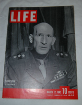 Vintage Life Magazine March 12 1945 Simpson of the Ninth   Neat Ads Coca Cola - £23.59 GBP