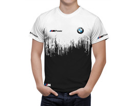 BMW Fan T-Shirt Motorsports Car Racing Sports Top Gift New Fashion BMW  Shirt - $31.99