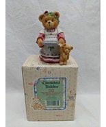 Cherished Teddies 1995 Amanda Here&#39;s Some Cheer To Last The Year Holding... - $335.24 MXN