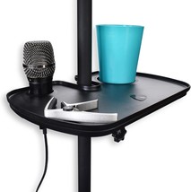 Microphone Stand Tray - Mic Clamp-On Accessory Table With Cup Holder - P... - £29.68 GBP