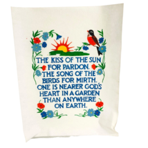 TRI CHEM Liquid Embroidery Picture 18x14. Painted. The Kiss of the Sun...Vintage - £21.91 GBP