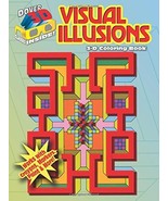 3-D Coloring Book--Visual Illusions (Dover 3-D Coloring Book) [Paperback... - £7.71 GBP