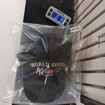Vintage NY Yankees Black Hat Cap 2001 World Series Wool Blend MLB Back Strap image 4