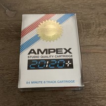Vintage AMPEX Studio Quality Cartridge Blank 8 Track Tape 84 min 20/20+ NOS - £14.12 GBP