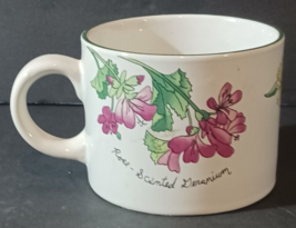 Geranium Sue Zipkin Coffee Tea Mug Cup Collectible Sakura Majesticware 1997 8 Oz - £8.13 GBP