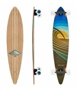 Sunset Peak Pin Tail Longboard (Completed Deck) - £157.22 GBP