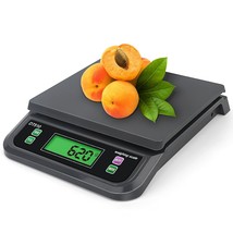 Large Digital Kitchen Scale, 66Lb 30Kg/1G Commercial Food Scale, Lcd, Co... - £35.13 GBP