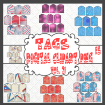 Tags Digital Clipart Vol. 21 - $1.99