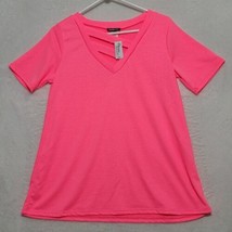 Heimish USA Womens Top Sz Small Neon Pink  - $24.87