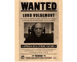 Harry Potter Daily Prophet Wanted Lord Voldemort Flyer/Poster Replica  - £1.65 GBP