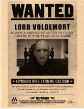 Harry Potter Daily Prophet Wanted Lord Voldemort Flyer/Poster Replica  - £1.65 GBP