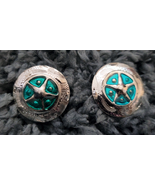 Silver Star Concho Turquoise enamel accent NEW by Action Company 1 1/2&quot; ... - $13.99
