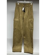 Banana Republic Womens High Rise Vegan Suede Straight Pants Size 0 NWT - $709.82 MXN