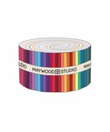 Jelly Roll Gelato Pairs Ombre Maywood Studio Cotton Fabric Strip Precuts... - $39.97