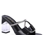 Sparkle loop square toe mid heel sandals 992742 thumb155 crop