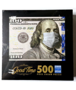 New Covid-19 2020 Ben Franklin Hundred Dollar Bill Good Time Puzzle 500 ... - £24.23 GBP