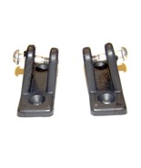 Deck Hinge, Angled, Nylon, 80 Degree, Black, 1 Pair  Shipped from The USA - $179.64 MXN