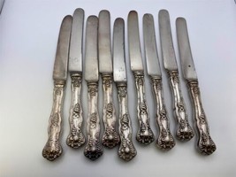 International 1847 Rogers Silverplate VINTAGE Luncheon Knives Set of 9 - $89.99