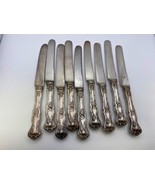 International 1847 Rogers Silverplate VINTAGE Luncheon Knives Set of 9 - €77,61 EUR