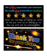 for eBay Sellers Thank You Cards For Your Order Notes Great for Amazon Sellers - $8.95 - $69.95