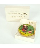 Disney &amp; Grolier Christmas Disc Lion King Ornament Jingle Bells 1998 Tim... - £19.54 GBP