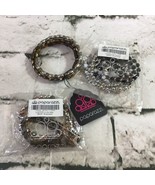 Paparazzi Jewelry Layering Bracelets Beaded Slip-On Silver Tone Fashion ... - £7.74 GBP