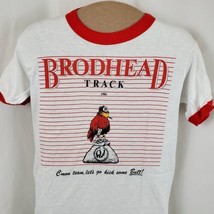 Vintage Brodhead Track 1986 T-Shirt Small 50/50 Single Stitch 80s Deadstock - $18.99
