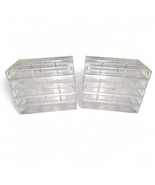 Clear Black White Plastic Jewel Cassette Tape Case Empty USED Replacemen... - $12.43 CAD