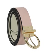 Ladies Nautica Designer Leather Reversible Belt Blush/White - Large - $27.22 CAD