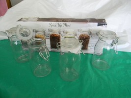 Circleware Set of 4 Mini Spice Jars Hermetically Sealed - £7.87 GBP
