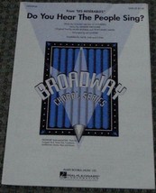 Do You Hear The People Sing? Claude-Michel Schönberg, 1992  SHEET MUSIC - GDC - £5.53 GBP