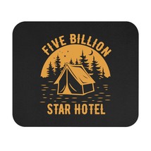 Personalized Mouse Pad - Camping Adventure - Five Billion Star Hotel - Smooth Su - £10.76 GBP