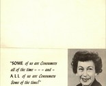 1960s Political Advertising Flyer Barbara Yell for NM State Legislature ... - £12.05 GBP