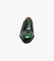 Stacy Adams Hallquist Plain Toe Oxford Shoes Leather Green 25742-300 image 3