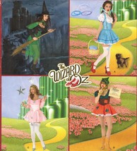Misses Wizard Of Oz Dorothy Glinda Wicked Witch Halloween Costume Pattern 16-24 - £9.44 GBP