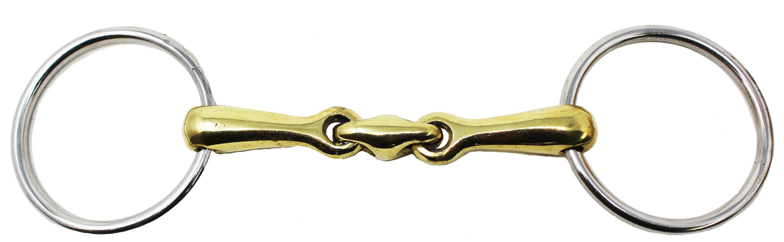 Horse 5 1/2&quot; SS German Copper Loose Ring Snaffle Mouth Double Jointed Bi... - $29.69
