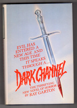Ray Garton DARK CHANNEL First Hardcover edition 1992 Novel of Horror Calif. Cult - £14.38 GBP