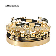 Mens Jewellery Bracelet Men Royal Bangle Set Roman Braided Bracelets For Women F - $30.57