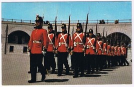 Postcard Drill Squad Old Fort Henry Kingston Ontario - £1.68 GBP